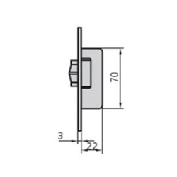 CERRADURA CVL 1963RV/0 HN