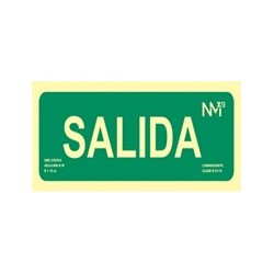 SEÑAL PVC LUMIN 105x300mm...