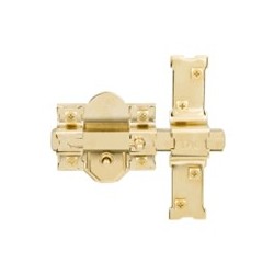 CERROJO FAC 301-R 80mm DORADO
