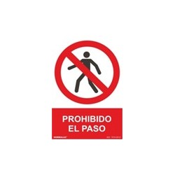 SEÑAL PVC 210x300mm...